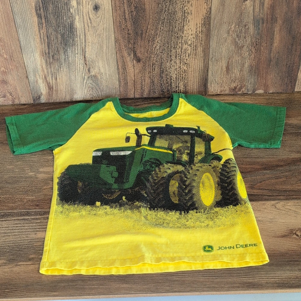John Deere Kids Farming Tractor Tee Tshirt 5 R277